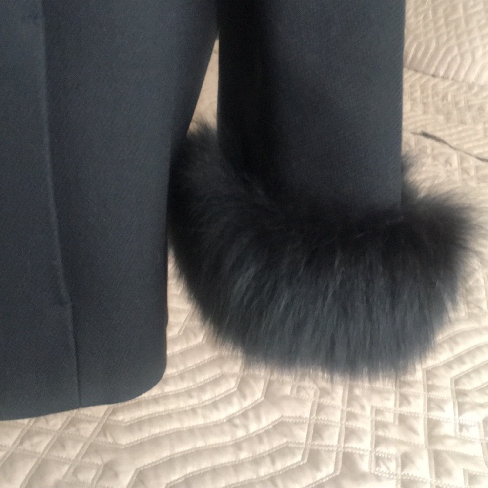 MARELLA elegant jacket with fox fur